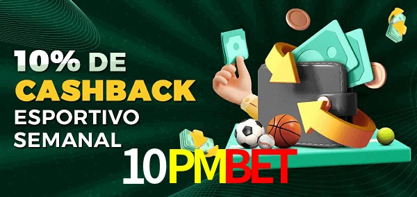 10% de bônus de cashback na 10PMBET